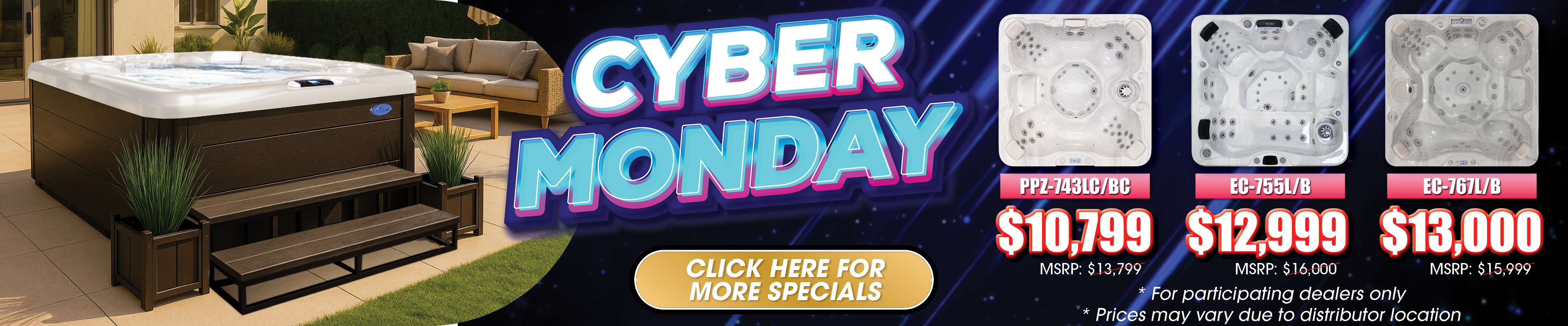 Calspas hot tub being used in a family setting - Sedona